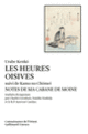Couverture Les Heures oisives ( Kamo no Chômei, Urabe Kenkô)