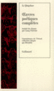 Couverture Œuvres poétiques complètes ( Li Qingzhao)