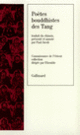 Couverture Poètes bouddhistes des Tang (Collectif(s) Collectif(s))
