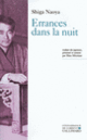 Couverture Errances dans la nuit (Shiga Naoya)