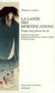 Couverture La Lande des mortifications ( Anthologies,Collectif(s) Collectif(s), Kan'ami, Motomasa, Sarugaku d'Ômi, Zeami, Zenchiku)