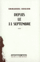 Couverture Depuis le 11 septembre (Emmanuel Goujon)