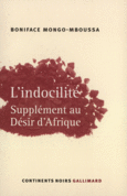 Couverture L'Indocilité ()