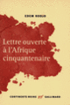 Couverture Lettre ouverte à l'Afrique cinquantenaire (Edem Kodjo)