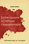 Couverture Lettre ouverte à l'Afrique cinquantenaire ()