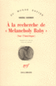 Couverture À la recherche de «Melancholy Baby» (Vassili Axionov)