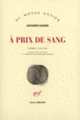 Couverture À prix de sang (Giovanni Raboni)