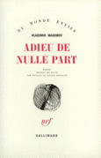 Couverture Adieu de nulle part ()