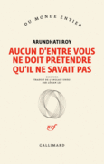 Couverture Aucun d'entre vous ne doit prétendre qu'il ne savait pas ()