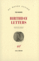 Couverture Birthday Letters (Ted Hughes)