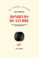 Couverture Bonheurs du leurre (Saúl Yurkievich)