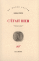 Couverture C'était hier (Harold Pinter)