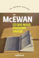 Couverture Ce que nous pouvons savoir (Ian McEwan)