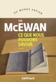 Couverture Ce que nous pouvons savoir ()