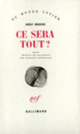 Couverture Ce sera tout? (Adolf Muschg)
