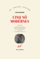 Couverture Cinq Nô modernes (Yukio Mishima)