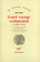 Couverture Court voyage sentimental et autres récits (Italo Svevo)