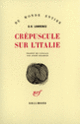 Couverture Crépuscule sur l'Italie (D.H. Lawrence)