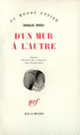 Couverture D'un mur à l'autre (Douglas Woolf)
