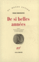Couverture De si belles années (Franz Innerhofer)