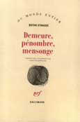 Couverture Demeure, pénombre, mensonge ()