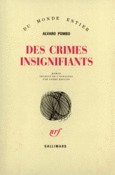Couverture Des crimes insignifiants ()