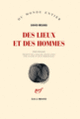 Couverture Des lieux et des hommes (David Means)