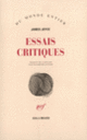 Couverture Essais critiques (James Joyce)