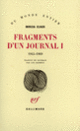 Couverture Fragments d'un Journal (Mircea Eliade)
