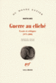 Couverture Guerre au cliché (Martin Amis)