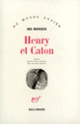 Couverture Henry et Caton (Iris Murdoch)