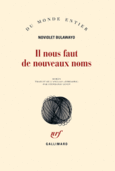 Couverture Il nous faut de nouveaux noms ()