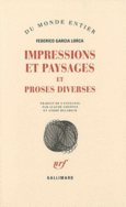 Couverture Impressions et paysages – Proses diverses ()