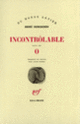 Couverture Incontrôlable / O (Andréï Voznessenski)