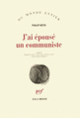 Couverture J'ai épousé un communiste (Philip Roth)