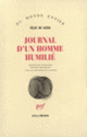 Couverture Journal d'un homme humilié (Félix de Azúa)
