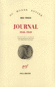 Couverture Journal (Max Frisch)