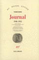 Couverture Journal (Thomas Mann)