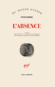 Couverture L'absence (Peter Handke)