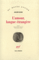 Couverture L'amour, langue étrangère (Julian Gloag)