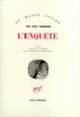 Couverture L'Enquête (Per Olof Sundman)