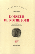 Couverture L'Obscur de notre jour ()