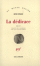 Couverture La Dédicace (Botho Strauss)