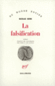 Couverture La falsification (Nicolas Born)