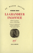 Couverture La Grandeur inconnue ()