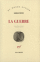 Couverture La Guerre (Harold Pinter)