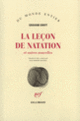 Couverture La leçon de natation et autres nouvelles (Graham Swift)