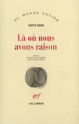 Couverture Là où nous avons raison ()