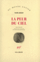 Couverture La Peur du ciel (Fleur Jaeggy)