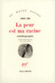 Couverture La peur est ma racine (Jakov Lind)